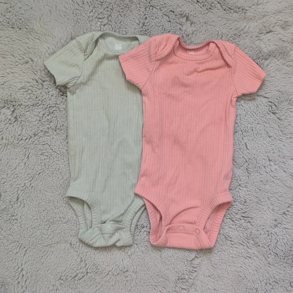 Just One You by Carter’s Baby Ribbed Onesies 2-Pack | Size 0-3